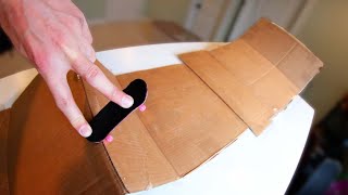 CARDBOARD FINGERBOARD SKATEPARK?!