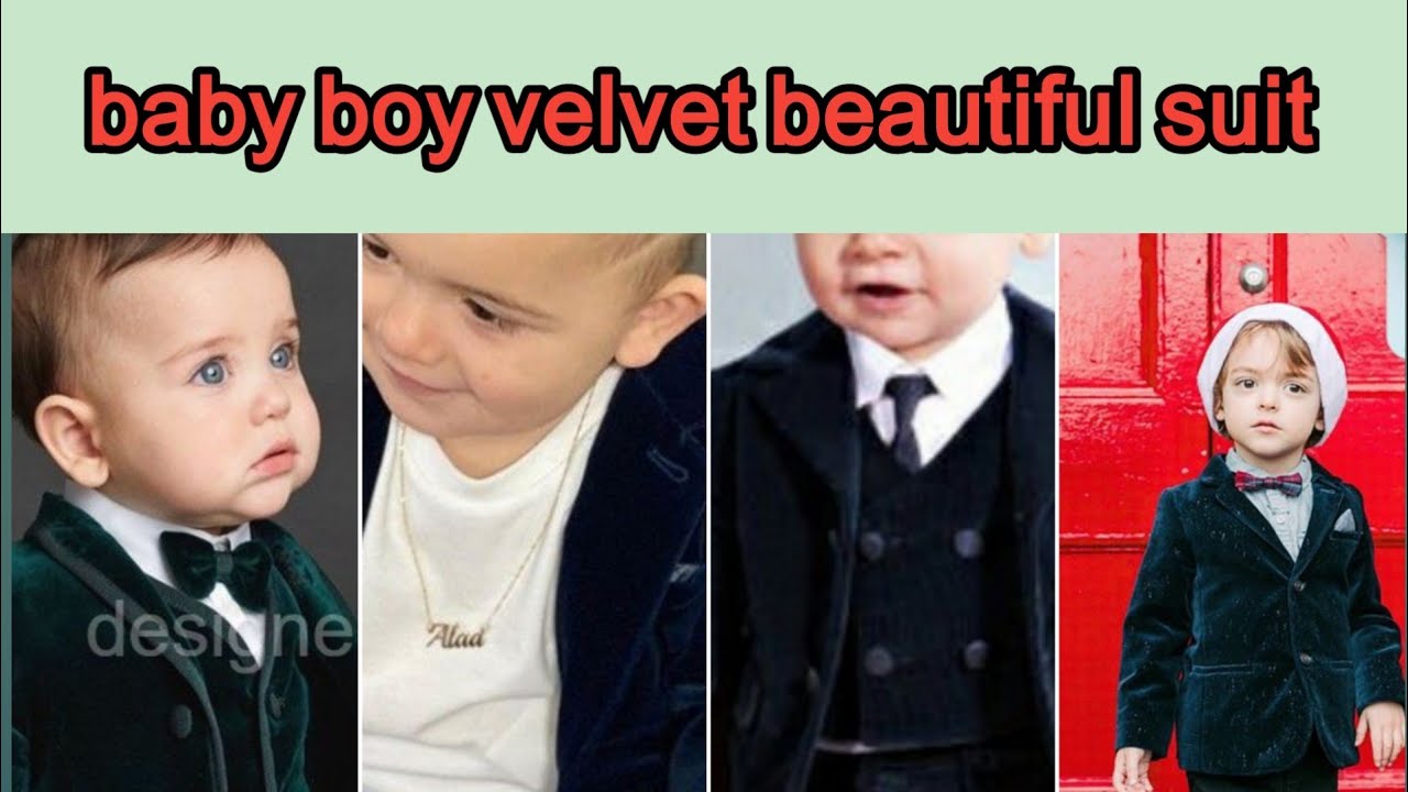 baby boy velvet beautiful suitschotay bacho k khoobsurat three piece suit YouTube