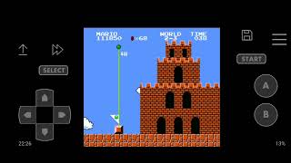 Super Mario Bros (World) - NES (full screen, Longplay) John NES Lite. screenshot 2