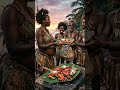 Tribal Family Eating Fish &amp; Crabs on the Beach Until an Angry Elephant Attacks!🐘🔥 #crabCooking