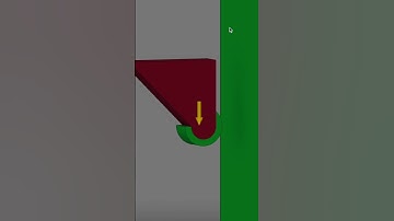 Fusion 360 Generative designed hook #3dmodeling #fusion360 #cad #3dprinting  #generativedesign