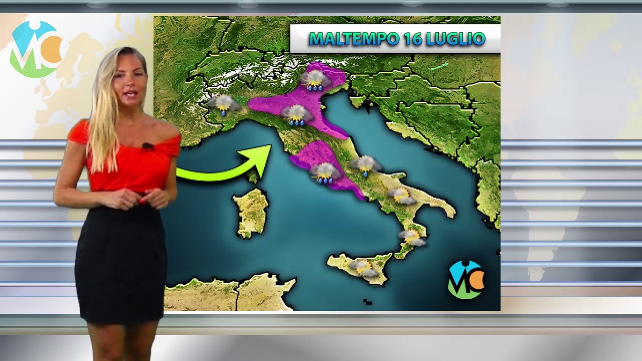 MALTEMPO con piogge, temporali e locali nubifragi: vediamo dove