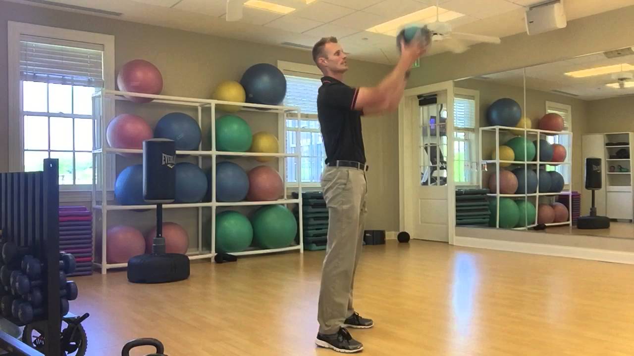 golf workout with Medicine ball power exercises for longer drives