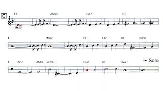 Moonlight Serenade ( Bossa Nova ) - Sample ( C 🎹 )