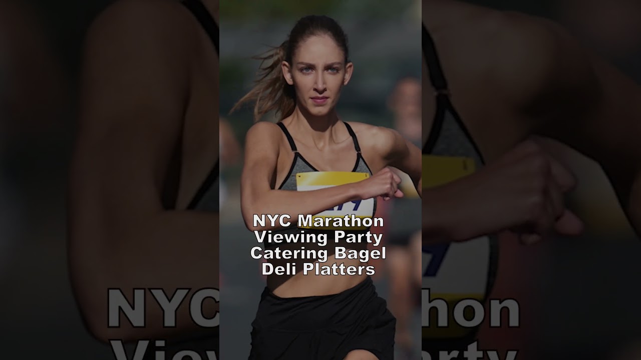 NYC Marathon Watch Viewing Party Bagel Catering Broad Nosh Bagel Deli Catering NYC