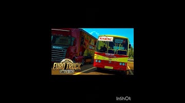 euro truck simulator 2 ksrtc bus mod #gta5 #shorts
