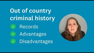 Out of Country History Criminal Search: What to Know