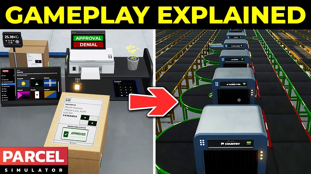 Parcel Simulator Gameplay Explained in 2 Minutes!