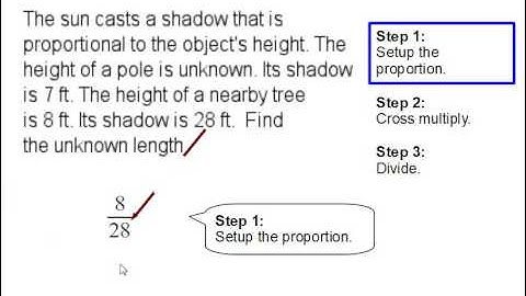 Solving Simple Similar Triangles Word Problem
