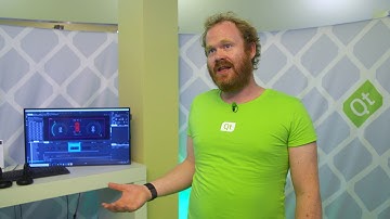 Virtual reality cockpit built with Qt Design Studio and Autodesk VRED