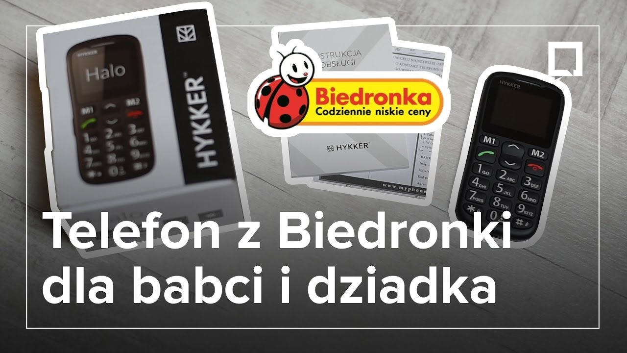 Hykker Halo - dobry i tani telefon komórkowy z Biedronki