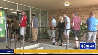 Long lines for election day in Knox County