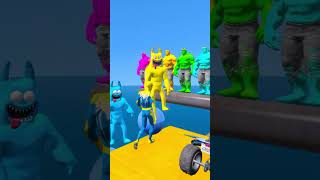 GTA V SPIDERMAN VS FERAL BANBAN VS SQUID GAME DOLL FAILS#shorts