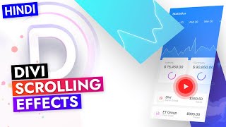 HINDI - DIVI Scroll Effects Tutorial | Add Stunning Scrolling Animation in your Website | Class 10