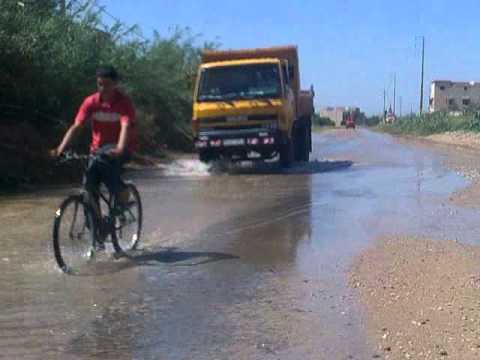 الطريق بين تاكزيرت و القصيبة في حالة يرثى لها