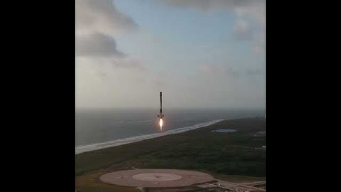 SpaceX Falcon 9 first stage landing (NROL-76), new footage