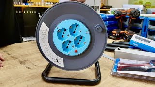 Rulo Điện Cuộn Dài 25M A01025 - Fervi Italia, Nhập Khẩu Từ Châu Âu