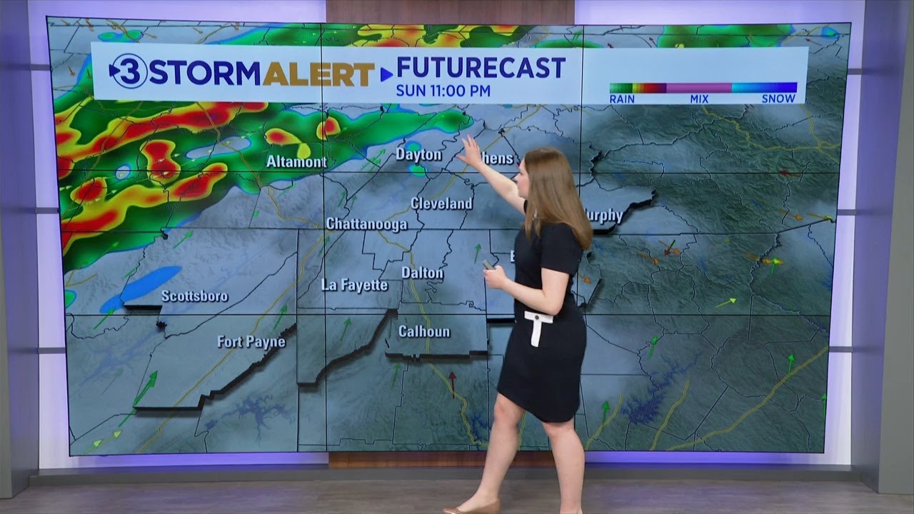 Audrey Shirley's Sunday morning weather - YouTube