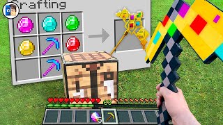 Minecraft In Real Life Pov Crafting Infinity Pickaxe Minecraft Real Pov 創世神第一人稱真人版