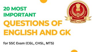 👉 20 GK & English Questions & Answers for SSC Exams screenshot 5