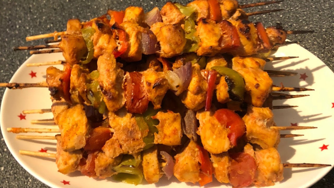 تکەی سنگی مریشک لەگەڵ سەوزەوات لەناو فڕن #شيش_طاووق