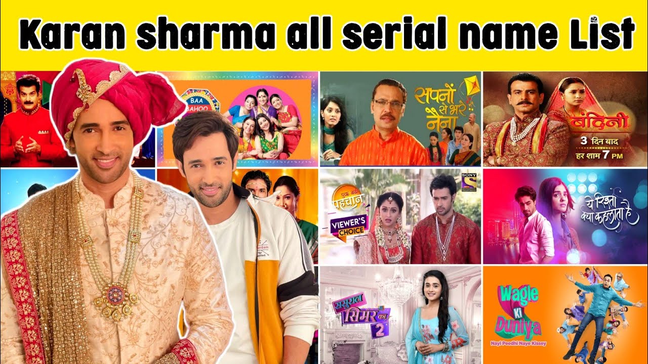 Karan sharma serials | karan sharma serial list | karan sharma all serials | Tv actor