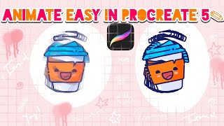 Coffee cup☕️ Animation on Procreate| Easier than you think