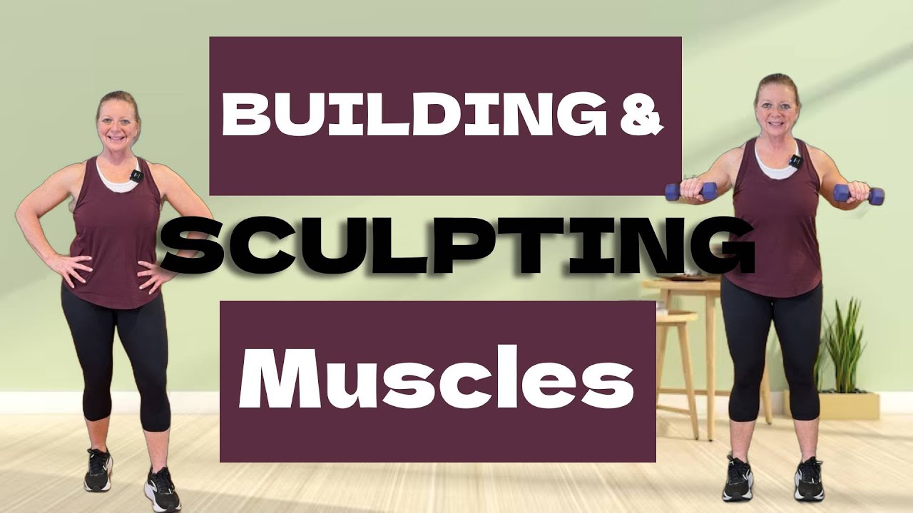 Building & Sculpting Muscle At 50 | At Home workout For Women