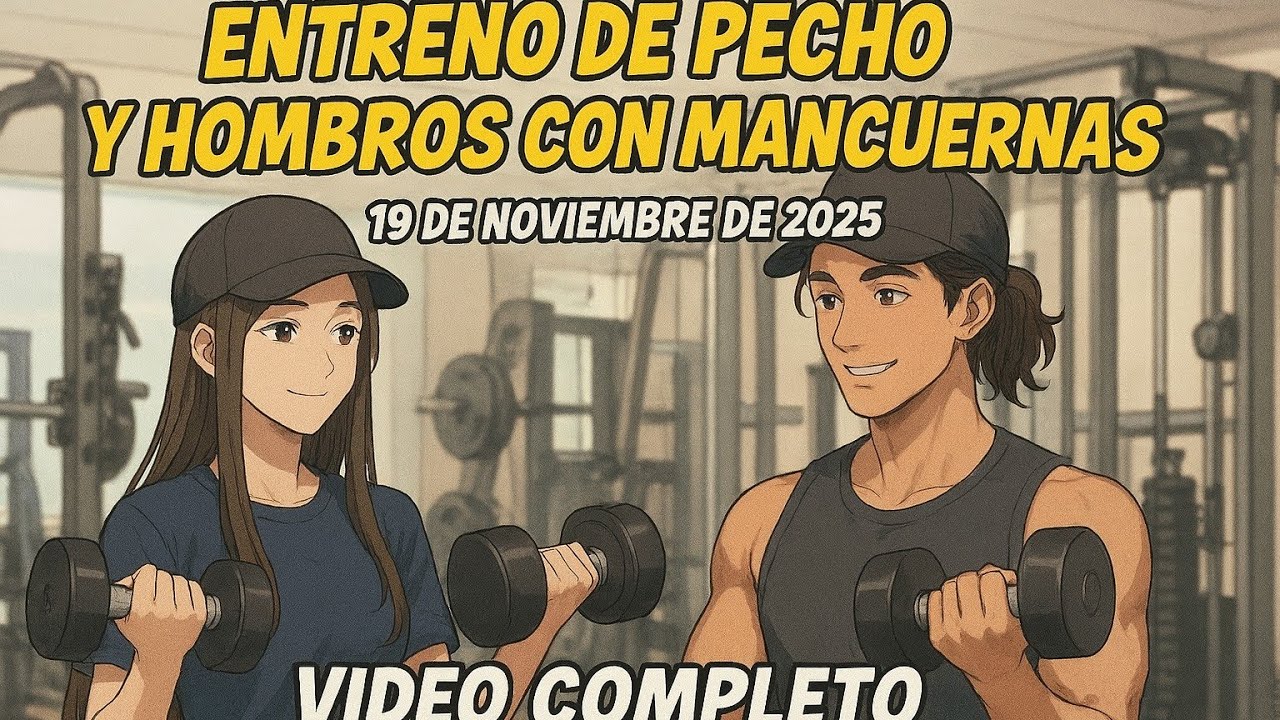Entreno de Pecho y Hombros con mancuernas. Tyzeropp_fitness está en ...