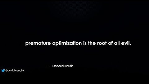 Pragmatic Performance: When to care about perf, and what to do about it - David Wengier