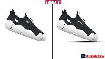 How to create a shoes shadow in easily in photoshop 2025