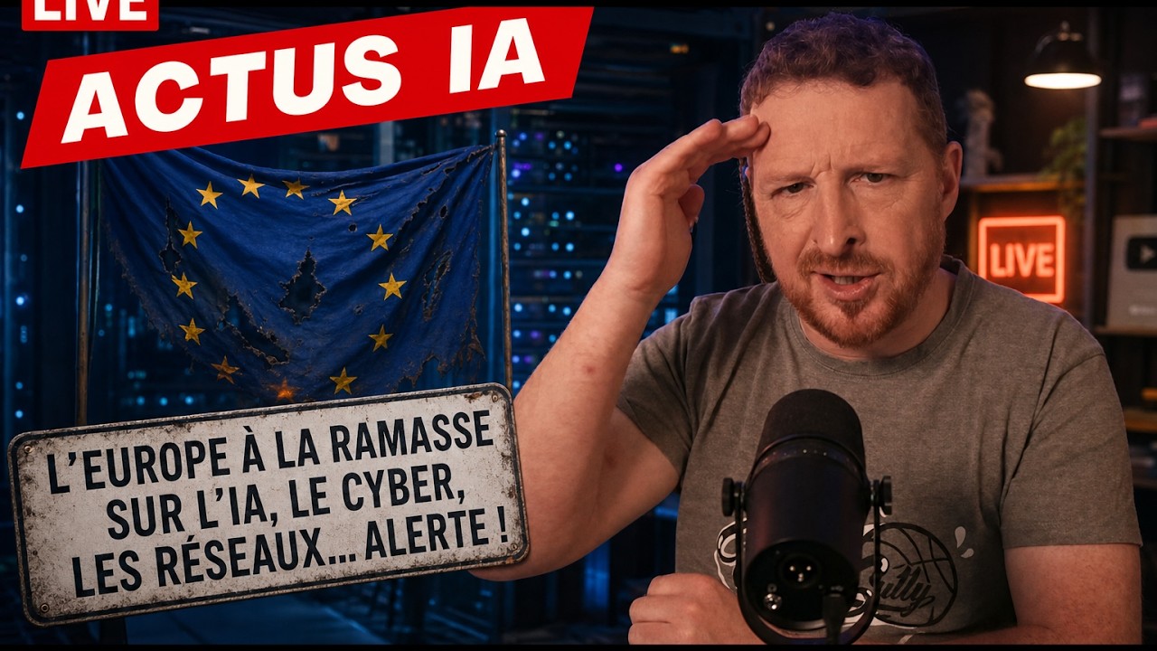 L'Europe à la ramasse sur l'IA, le cyber, les réseaux... Alerte !