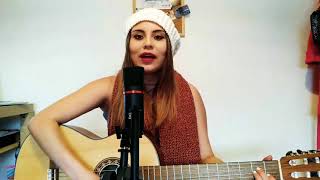 Video thumbnail of "Duro y Suave | Leslie Grace (MiniCover acústico Samantha Rivas)"