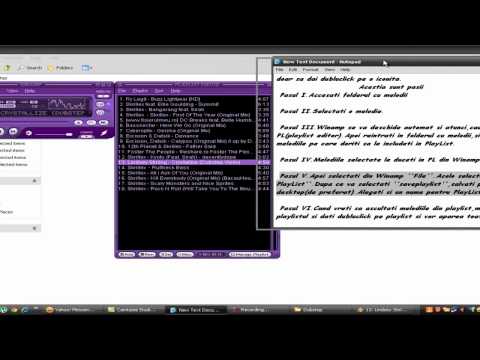 Tutorial # 1: Cum sa faci un List Winamp [HD]