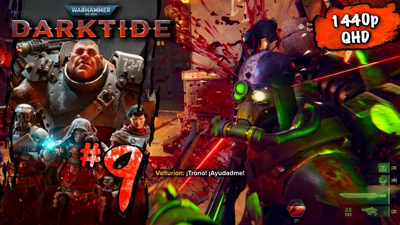 🩸EXPLOTANDO CABEZAS PSIQUICAMENTE🩸Warhammer 40.000 Darktide #9 || 1440p ...