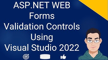 ASP.NET Web Forms Validation Control Using Visual Studio 2022 And C# | Beginners Web App Tutorial