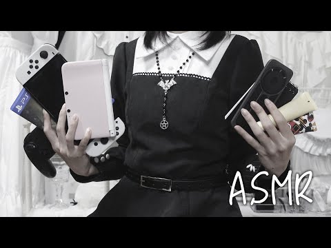 【ASMR】大学生が私物でタッピングする😴10種類の音＆囁き声🌱