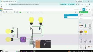 TinkerCad - Series Parallel Circuit #tinkercad  #circuit