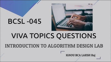 BCSL-045 VIVA TOPICS 📝QUESTIONS ||IGNOU||