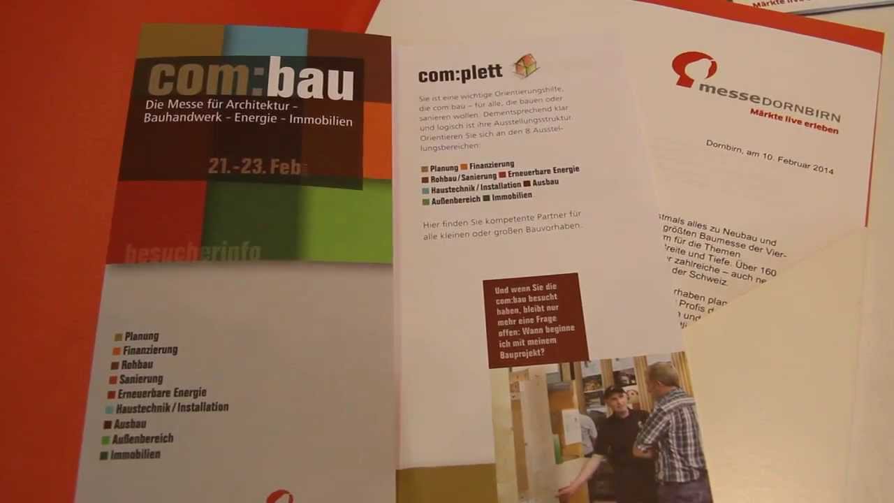 Was die com:bau alles zu bieten hat