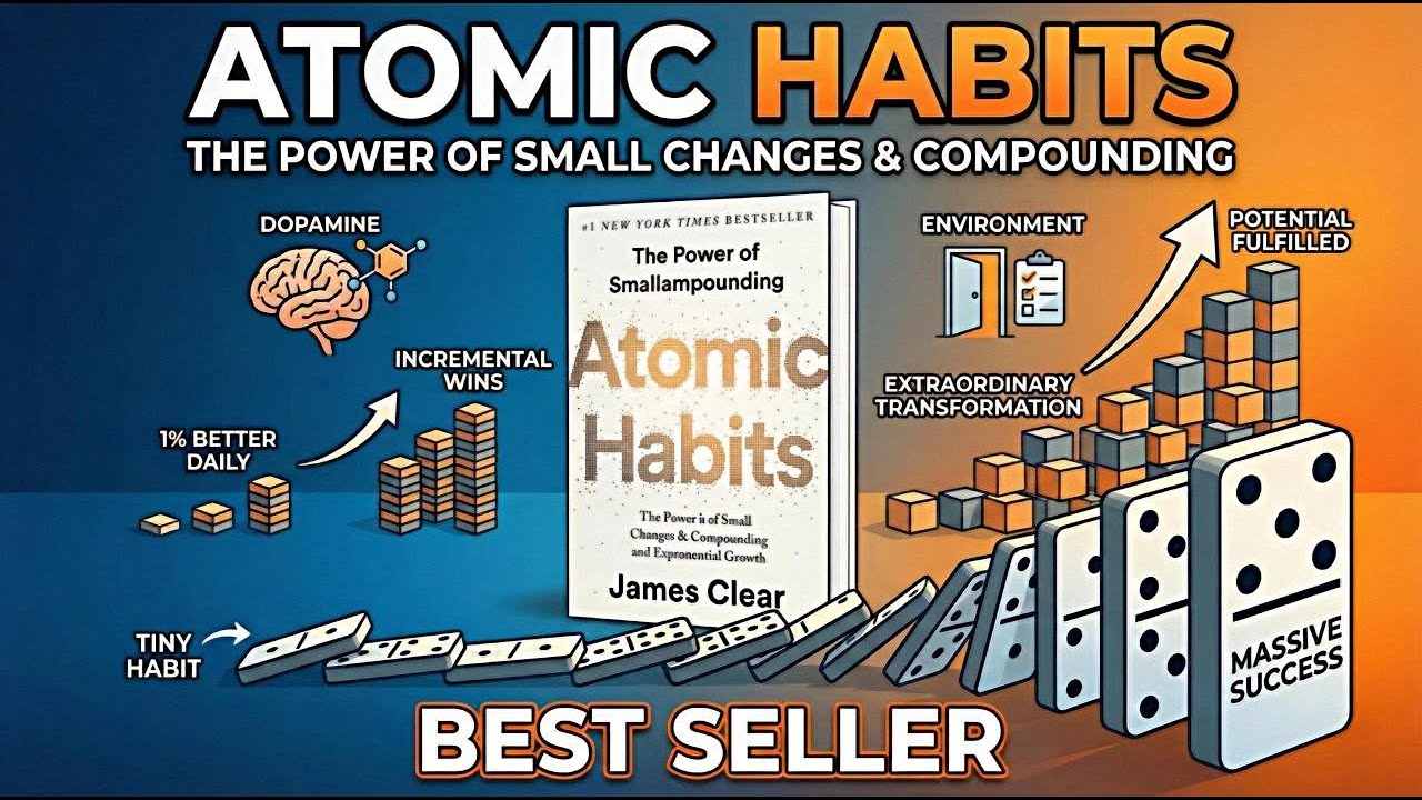 Atomic Habits Explained | How Small Changes Create Big Results - YouTube