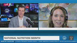 National Nutrition Month: Healthier habits