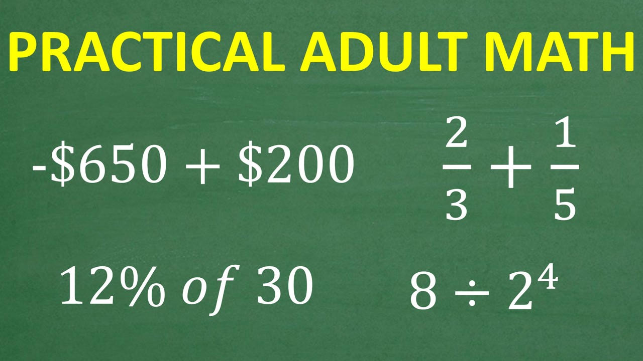 Basic Math for Adults – Can You Solve These 4 Real-World Problems ...