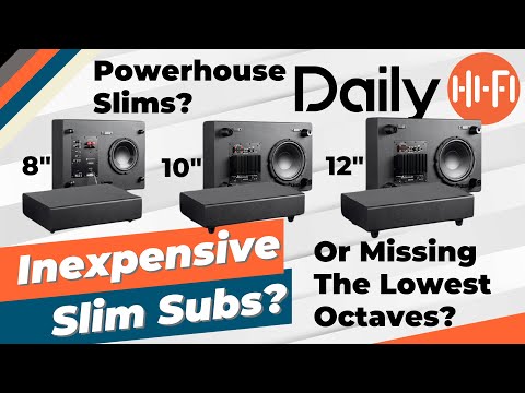 Inexpensive Slim Subwoofers For Nearfield?