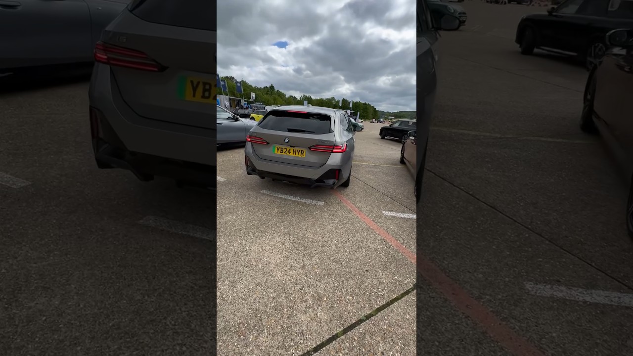 New BMW 5 Series Touring rear end.