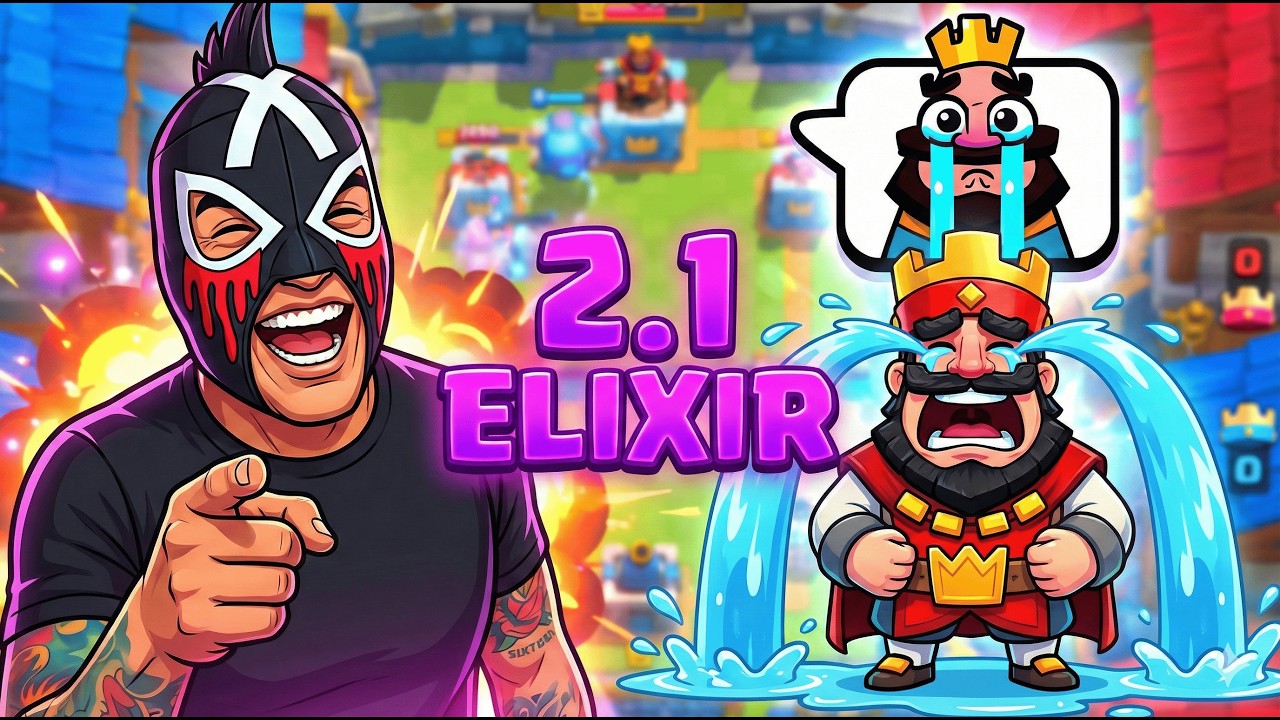 Hice LLORAR al Rival con el Mazo MÁS RÁPIDO del Mundo (2.1 de Elixir).