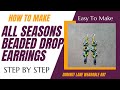 HOW TO: make a gorgeous pair of Freeform earrings for all seasons!