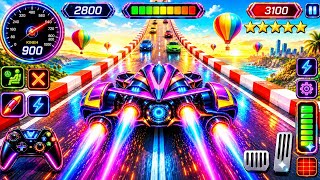 🏎️💥Ultimate Formula GT Mega 🚀 RampImpossible Sky Stunt Racing - Android Gameplay  screenshot 5