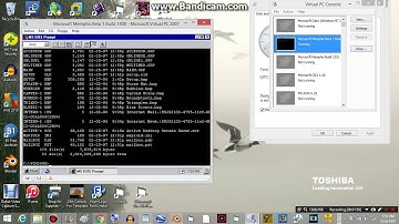 Microsoft Memphis (Windows 98 Beta 1) Build 1400 on Virtual PC 2007