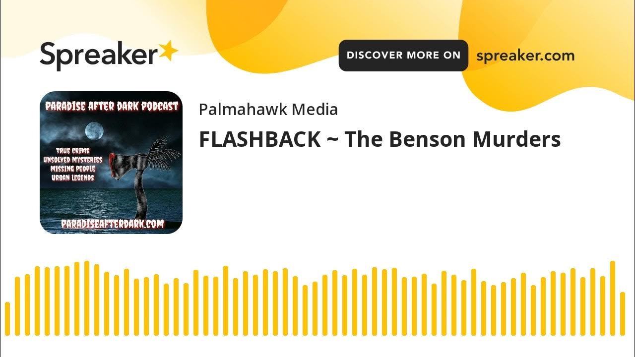 FLASHBACK The Benson Murders YouTube